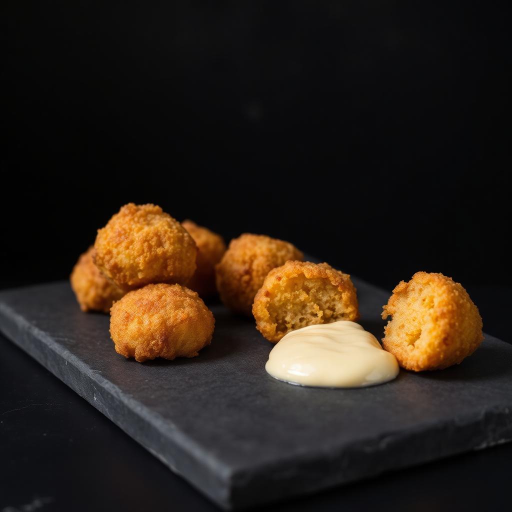 Croquetas caseras con all i oli